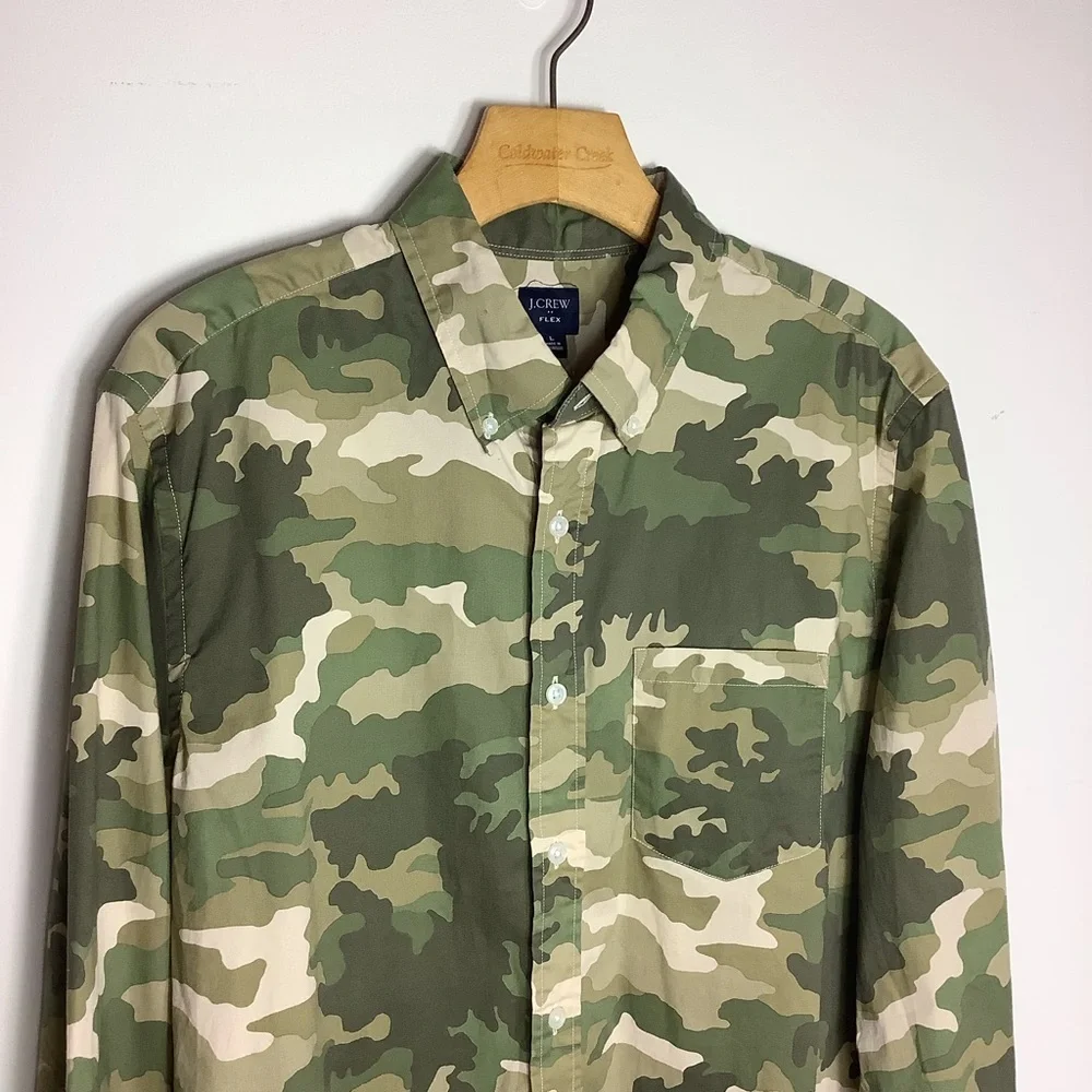 J.Crew factory Flex Camouflage long sleeves Shirt